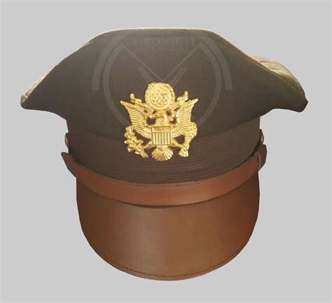 Chronicle Militaria Sialkot Pakistan Us Army Officers Visor Cap Great