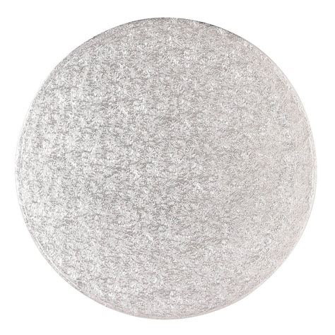 Round Silver Cake Board 5mm Thick 13 Pack Of 5 Boards And Boxes From