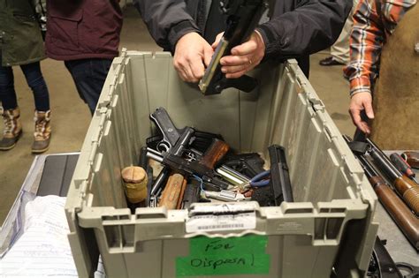 T Cards For Guns Buyback Program Turning Firearms Into Gardening Tools To Be Held In