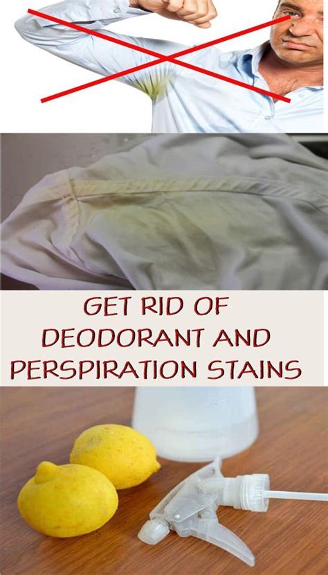 How To Get Rid Of Deodorant And Perspiration Stains With Images