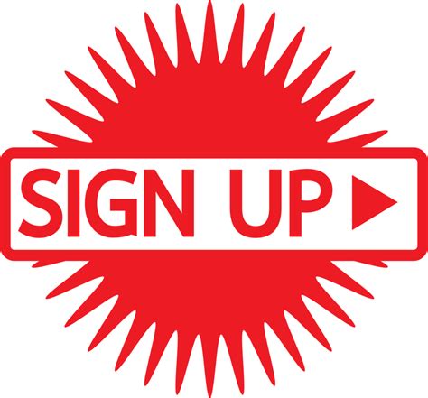 Sign Up Button Sign Design 10156522 Png