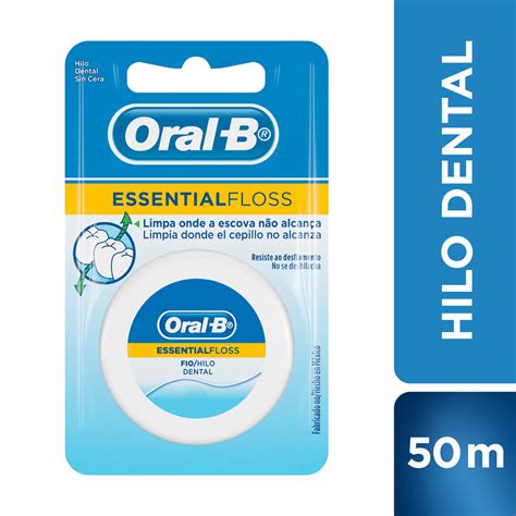 Hilo Dental Sin Cera Oral B Essential Floss 50ml Fénix El Super De Casa