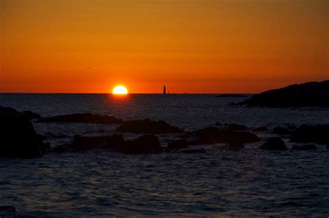 Sunrise over Minot Light - Boston Harbor BeaconBoston Harbor Beacon