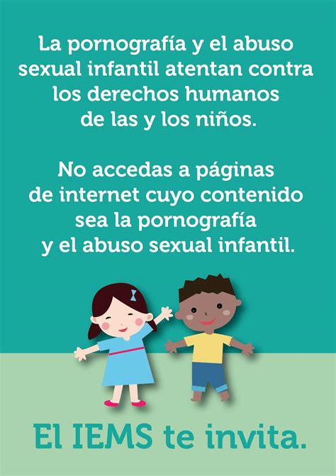no al abuso sexual infantil
