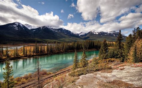 Download Mountain River Alaska Alsek River Nature Landscape Hd