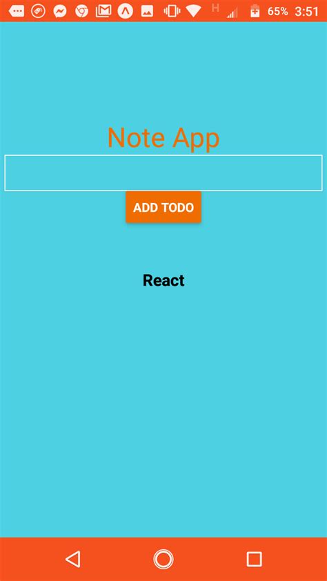 Github Mwaqaass First React Native App Simple App Consisting Of Adding Text With Button And