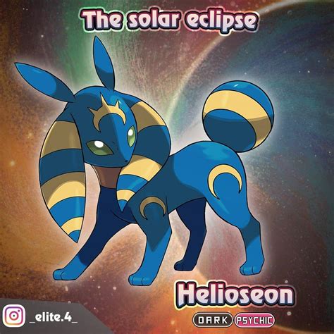 Meet Helioseon A New Dual Type Eeveelution A Darkpsychic Type