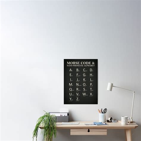 Morse Code And Phonetic Alphabet Poster For Sale By Rogue Design