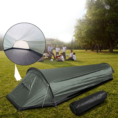 Ultralight Bivy Tent Camping Sleeping Bag Tent Lightweight Single
