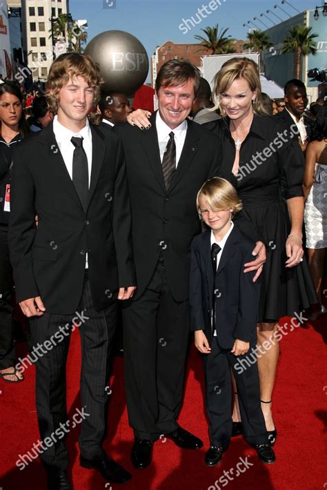Wayne Gretzky Wife Janet Jones Children Editorial Stock Photo Stock