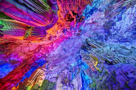 The Reed Flute Cave In Guilin China Photo By Maciejbledowski On