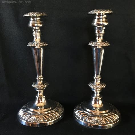 Antiques Atlas Silver Plated Candelabra English C 1850