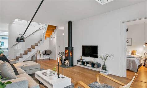 Modern Duplex With Casual Elegant Scandinavian Design Idesignarch Interior Design