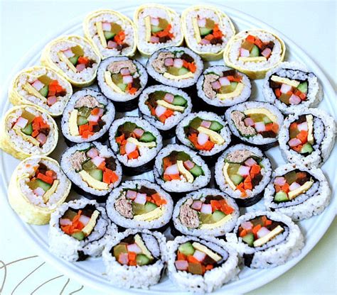 Apr 20, 2015 · kimbap is korean seaweed rice roll that is made with seasoned rice and various veggies and meat that's rolled in dried seaweed (kim). Kimbap - Seaweed Rolls - Cathlyn's Korean Kitchen PBS ...
