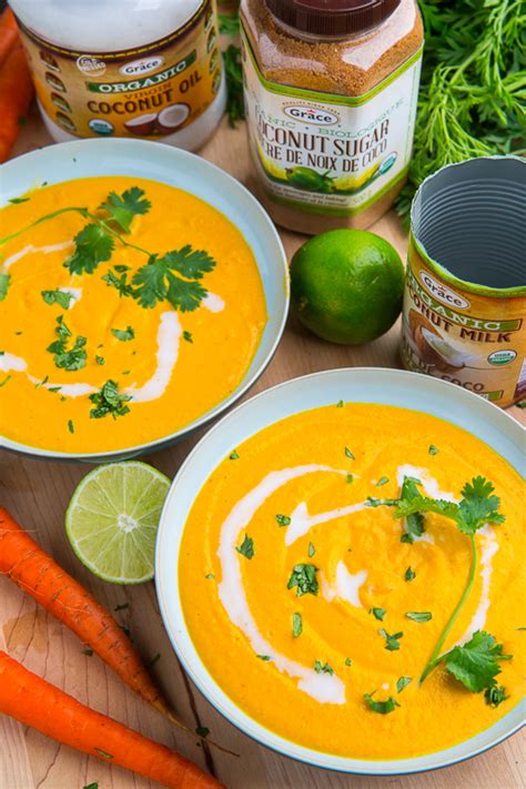 Creamy Curried Coconut Carrot Soup On Closet Cooking