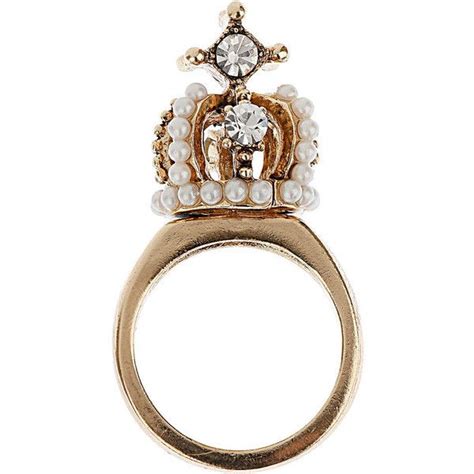 Crown Ring 345 Ars Liked On Polyvore Featuring Jewelry Rings