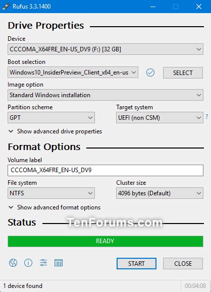 Create Bootable Usb Flash Drive To Install Windows 10 Tutorials
