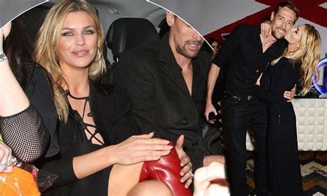 Abbey Clancy Vamps Things Up In Sexy Scarlet Thigh High Boots As She