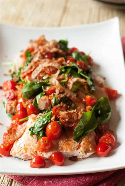 Here are more baked salmon recipes to try! Salmon BLT Dinner | Salmon recipes, Salmon dinner recipes ...