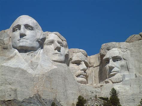 Featuring the monumental faces of four former presidents of the united states of america, blasted and carved from the white rock. File:Mount Rushmore National Memorial.jpg - Wikipedia
