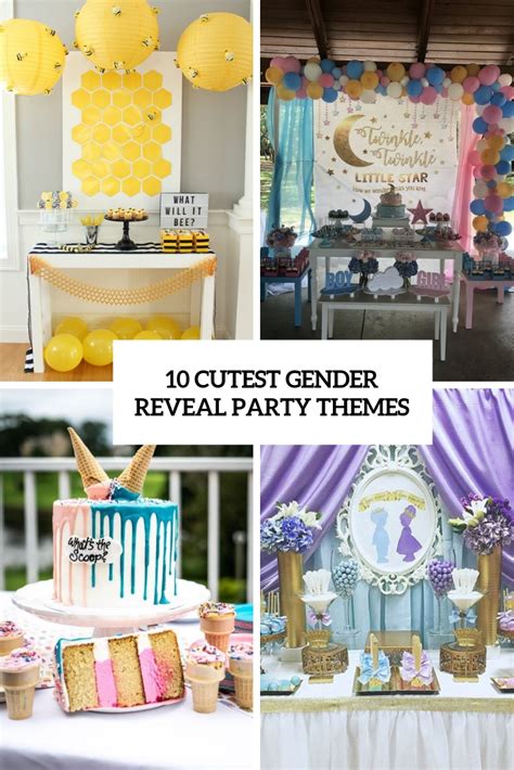 10 Cutest Gender Reveal Party Themes Shelterness
