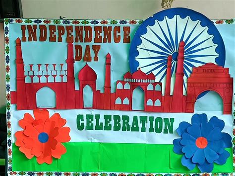 independence day celebration display board decoration idea