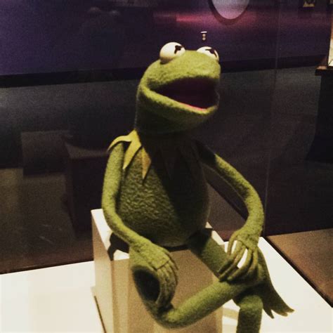 Kermit The Frog Here At National Museum Of Imagine What I Would