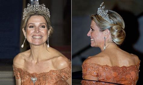 Netherlands Queen Maxima Reveals Prominent Collarbone At Amsterdam