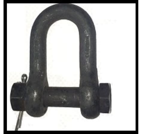 Bs Small D Shackle With Safety Bolt Dee Shackles Lifting Gear Direct