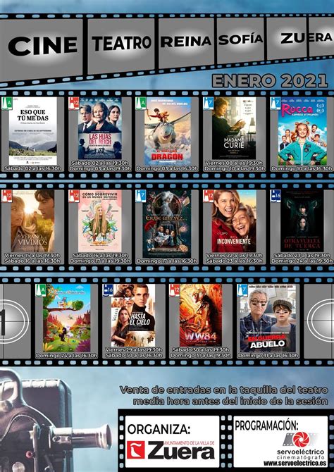 Cartelera De Cine Enero 2021 Ayuntamiento De Zuera