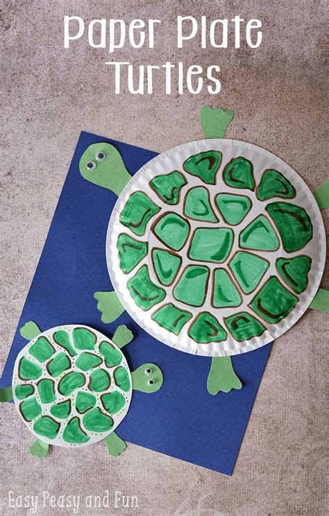 Paper Plate Turtle Craft Easy Peasy And Fun