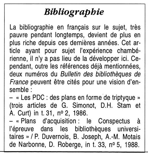 Bibliographie  Notice bibliographique  Enssib