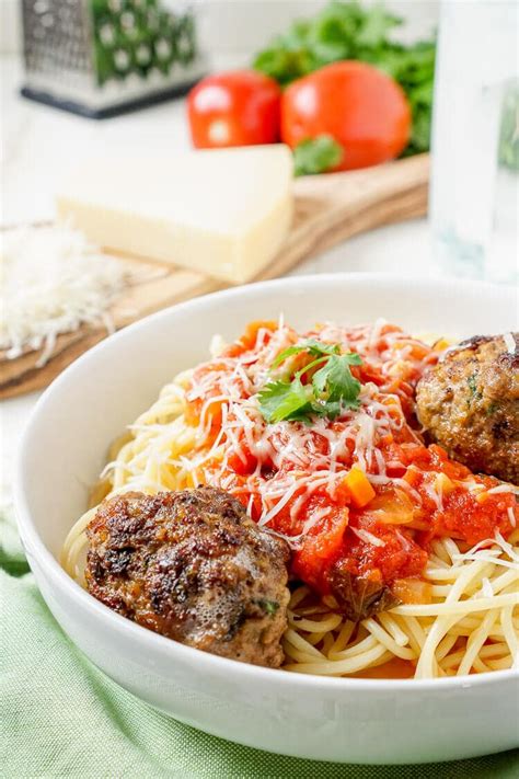 But when you bake your meatballs on a bed of spaghetti and homemade marinara sauce topped with a. Homemade Spaghetti and Meatballs | Sugar & Soul
