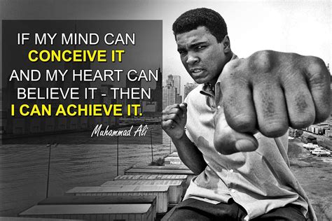 Muhammad Ali Poster Quote Boxing Black History Month Denmark Ubuy