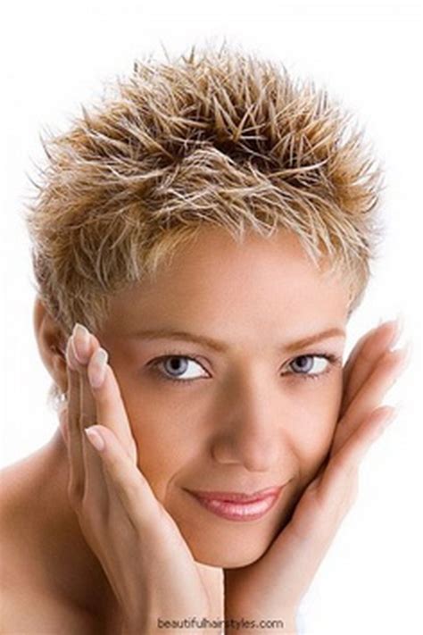 Whether you are going for the sweet, sassy or sultry look, it can be obtained. Short spikey hairstyles for women over 50