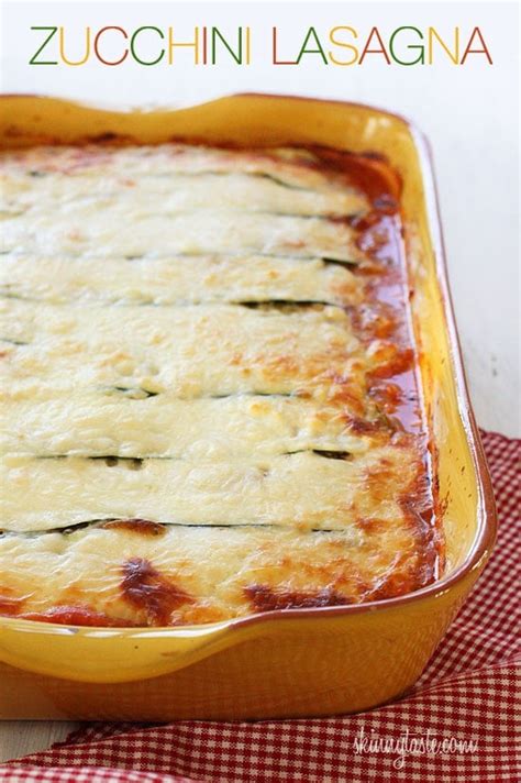 Zucchini Lasagna Recipe Skinnytaste
