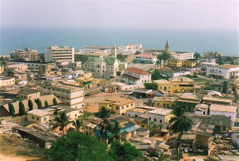Cape Coast From Fort William A Picture From Cape Coast Ghana