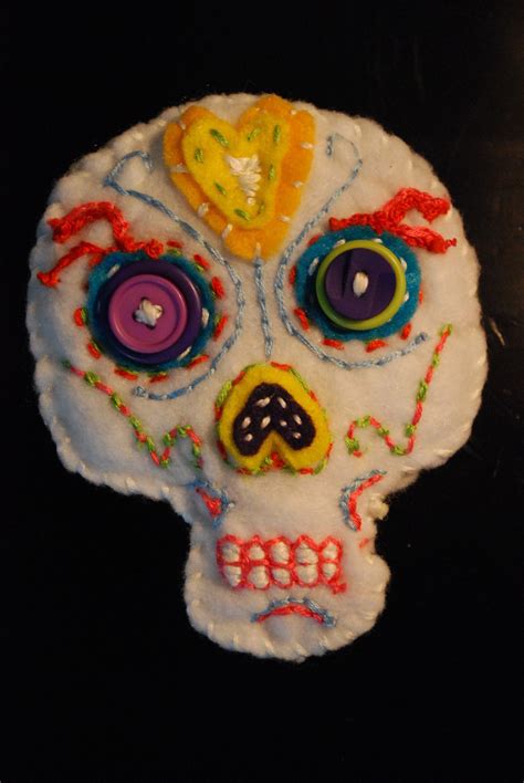Day Of The Dead Pin Cushion · A Pin Cushions · Embroidery Sewing And