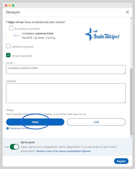 LinkedIn CV Ekleme Nasıl Yapılır 2024 Videolu Anlatım Instatakipci