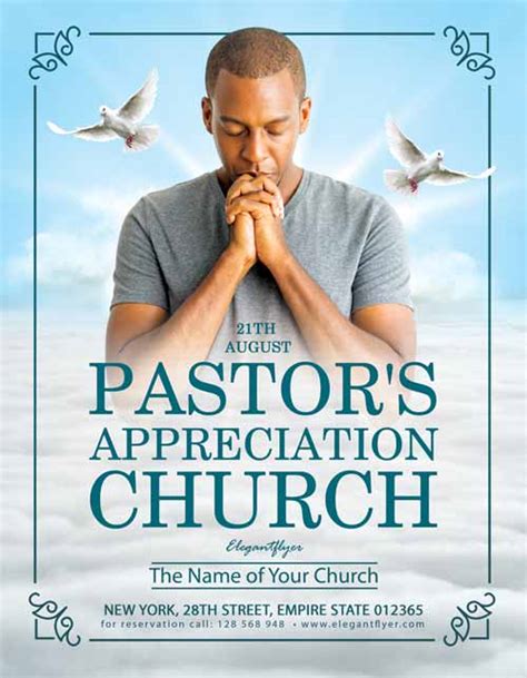 Pastors Appreciation Free Church Flyer Flyer Template For Church Events