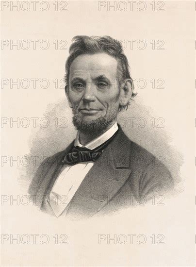Head And Shoulders Portrait Of Abraham Lincoln Published By L Prang