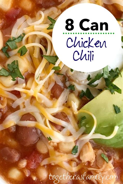 8 can chicken chili is a quick & easy dinner that be ready ...