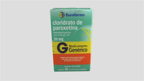 Eurofarma E Cloridrato De Paroxetina 30 Cp 3d Model By 42labscs