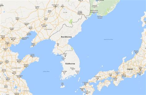 Nordkorea Karte Acuraa