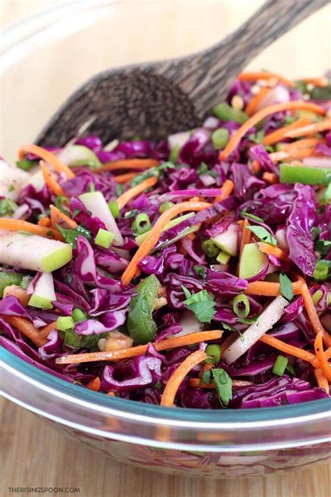 Check spelling or type a new query. Red Cabbage Coleslaw with Apple & Carrot (No Mayo ...