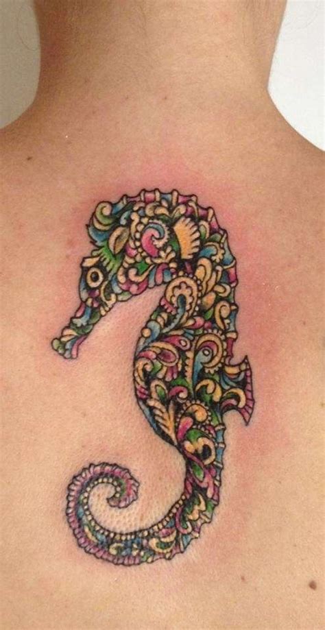 Lets Get Inked Girls Seahorse Neck Tattoos