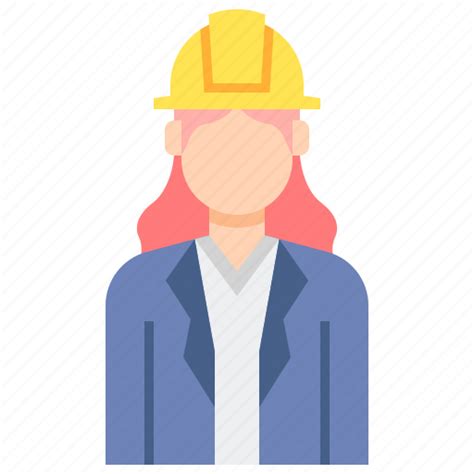 Engineer Female Professions Woman Icon Download On Iconfinder