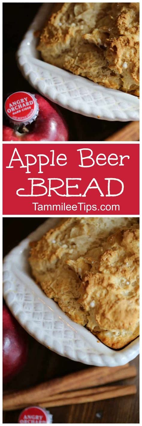 3 Ingredient Apple Cinnamon Beer Bread Recipe