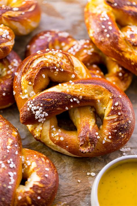 These pretzels are every bit as delicious as you're imagining, and make for the perfect indulgent dessert any day of the week. Perfect Soft Pretzels - Baker by Nature