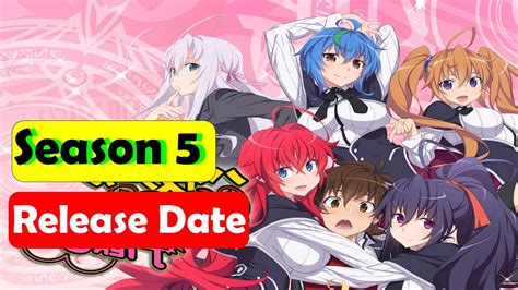 High School Dxd Season 5 Release Date Updates And More